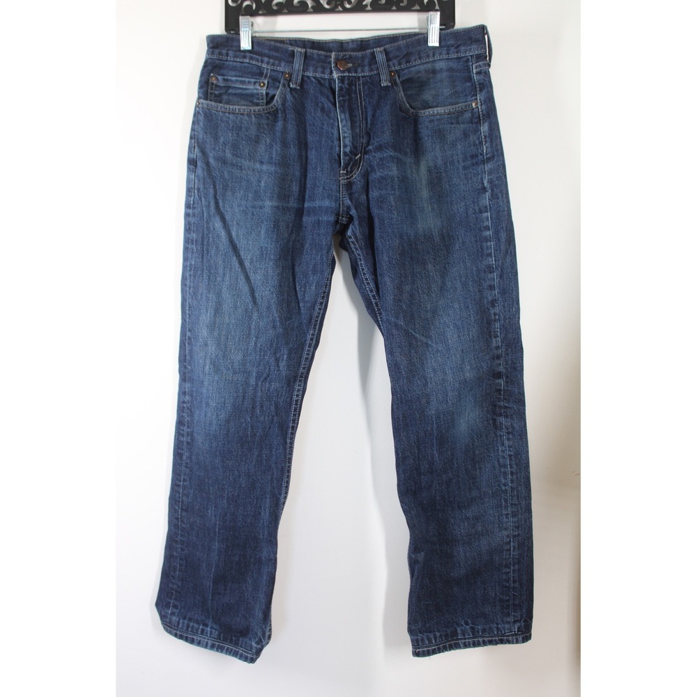 Levis 34x32 Blue Jeans 559 Relaxed Straight Leg Medium Wash Denim Pants